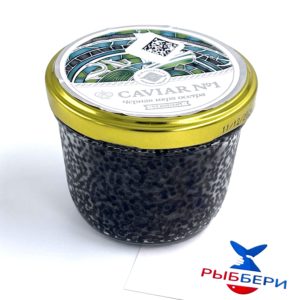 Черная икра осетровая забойная 200гр